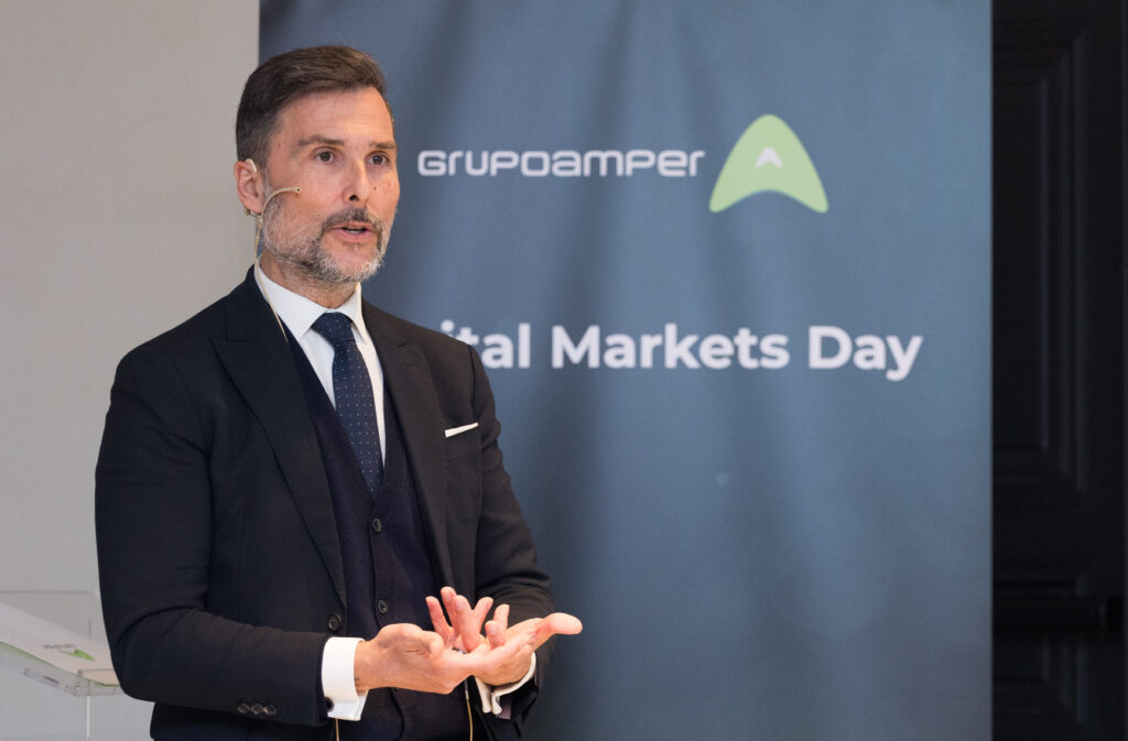 Amper lanza su Plan Estratégico 2026-2028 con el objetivo de superar los 800 millones de euros en ventas y 130 millones de EBITDA, apoyándose en crecimiento orgánico e inorgánico y reforzando su posicionamiento en defensa, seguridad nacional y energía sostenible.